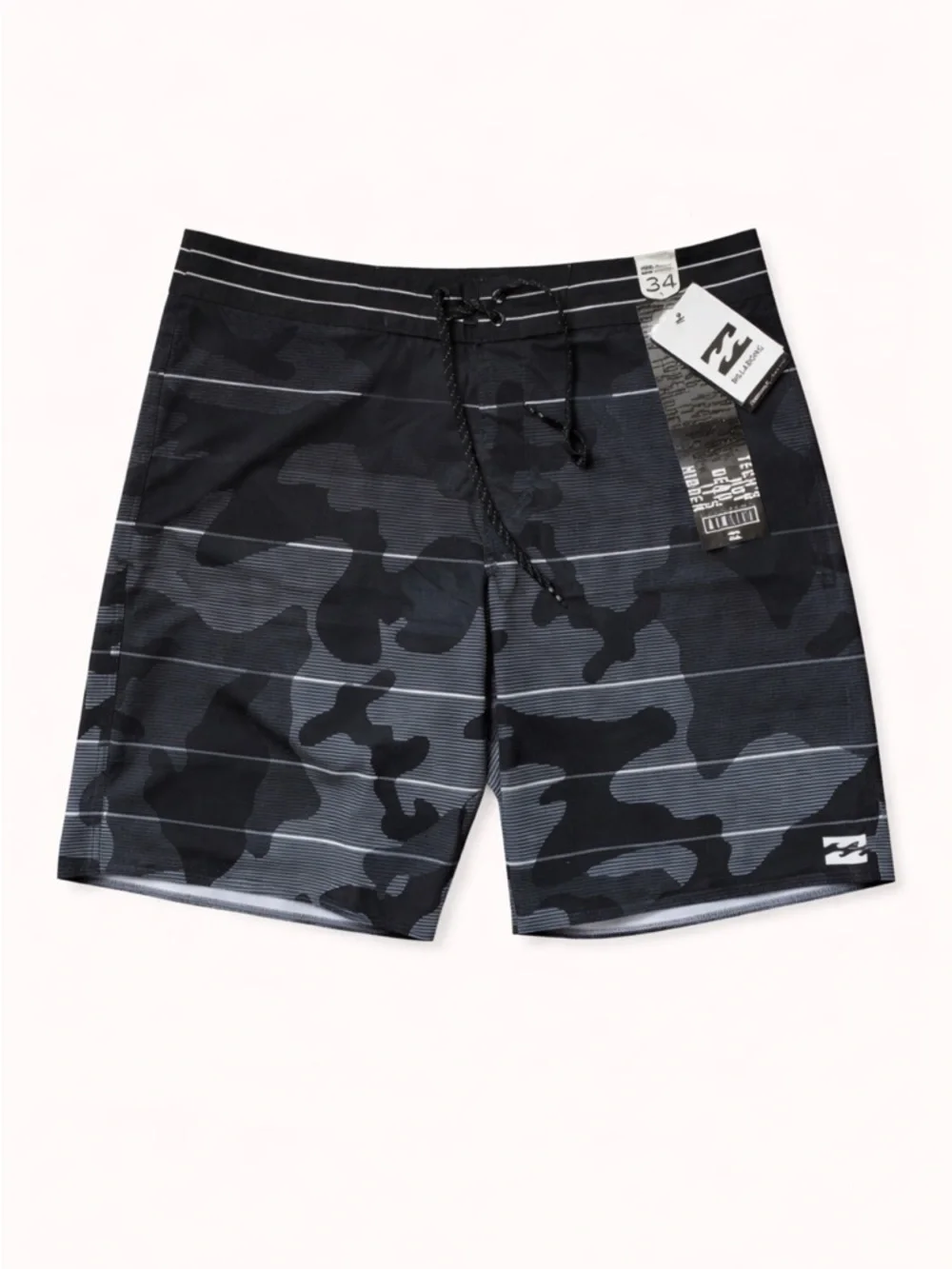 Billabong Airlite Boardshorts Sz 34 Camo Black NWT